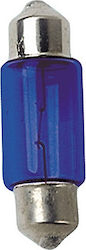 Lampa Λάμπες Αυτοκινήτου Festoon Lamp Blue SV8.5-8 Μπλε 12V 10W 2τμχ