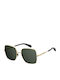 Polaroid Women's Sunglasses with Gold Metallic Frame and Grey Polarized Lenses PLD6060/S 2F7/M9