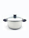 Homestyle Βαθιά Ανοξείδωτη Κατσαρόλα 2.7lt / 22cm