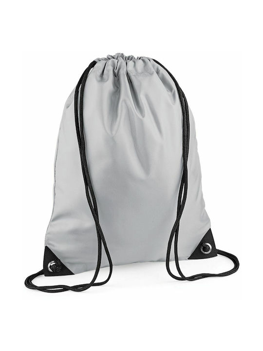 Bagbase BG10 Τσάντα Πλάτης Γυμναστηρίου Light Grey