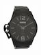 Oozoo Men's Watch 48mm Battery with Black Metal Bracelet