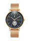 Vogue Mirror Uhr Chronograph mit Rose Gold Metallarmband