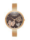 Vogue Papillions II Uhr mit Rose Gold Metallarmband