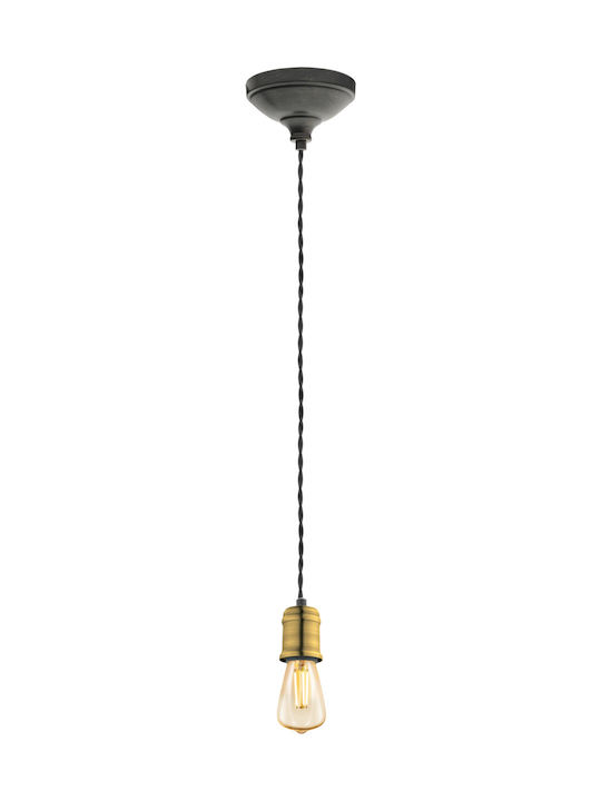 Eglo Yorth Pendant Suspension for Socket E27 Black