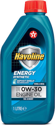 Texaco Λάδι Αυτοκινήτου Havoline Energy 0W-30 1lt