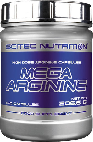 Scitec Nutrition Mega Arginine 1300mg 140 Capsule Unflavoured