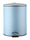 Bathroom Trash Can Classic Soft Close 5lt Matte Blue