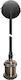 Adeleq Pendant Rosette Black Socket Pink Antique E27 With Cord Pendant Light Black with Socket E27