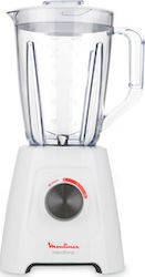 Moulinex Blender for Smoothies 1.25lt 600W White