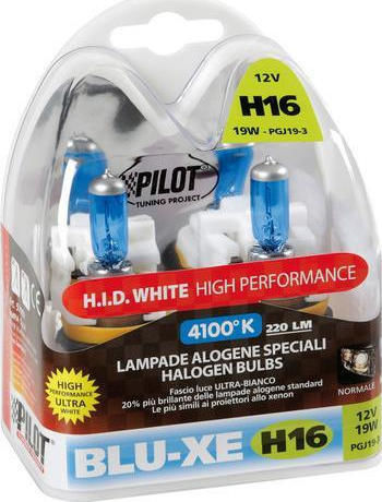 Lampa Lamps Car Blu-Xe H16 Halogen 4100K Natural White 12V 19W 2pcs