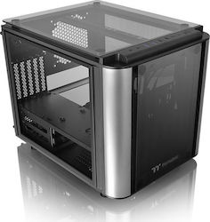 Thermaltake Level 20 VT Gaming Micro Tower Κουτί Υπολογιστή με Πλαϊνό Παράθυρο Μαύρο