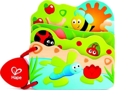 Hape Aktivitätsbuch Baby's Bug Book aus Holz für 10++ Monate