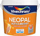 Vivechrom Neopal Ultra Resist Plastic Paint for Interior Use White 1lt