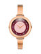 Vogue Caprice II Watch with Pink Gold Metal Bracelet