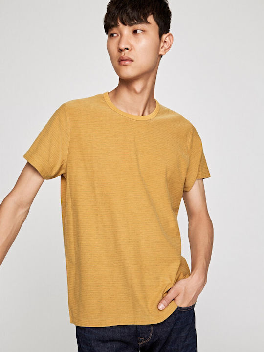 Pepe Jeans Interstate Men's Short Sleeve T-shirt Yellow