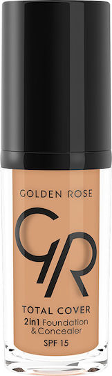 Golden Rose Total cover 2in1 Foundation & Concealer 30ml