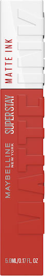 Maybelline Super Stay Matte Ink Υγρό Κραγιόν Matte 130 Self Starter 5ml