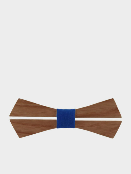 Wooden Bow Tie with blue binding OEM 30156