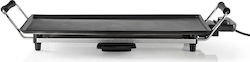 Nedis Griddle Teppanyaki Grillplatte mit einstellbarem Thermostat 2000W 47.5x26.5cm