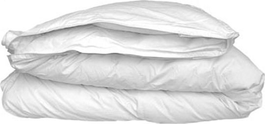 Palamaiki Πάπλωμα Υπέρδιπλο με Γέμιση Microfiber 220x240εκ. Twin Stripe White Comfort 200 GSM 5 togs
