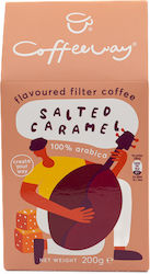 Coffeeway Φίλτρου Μονοποικιλιακός Salted Caramel Αλεσμένος 200gr Coffeeway Φίλτρου Μονοποικιλιακός Salted Caramel Αλεσμένος 200gr