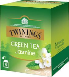 Twinings Πράσινο Τσάι 10 Φακελάκια 18gr με Άρωμα Jasmine