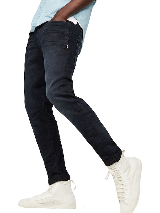 G-Star Raw D-Staq 3D Ανδρικό Παντελόνι Τζιν Ελαστικό σε Slim Εφαρμογή Μπλε
