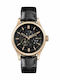 Ingersoll Armstrong Automatic Men's Watch 46mm Chronograph Automatic with Black Leather Strap
