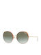Vogue Women's Sunglasses with Gold Metal Frame and Gold Gradient Lens VO4081S 848/8E