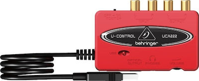 Behringer UCA222 Card de sunet comercial extern Conectivitate USB la PC