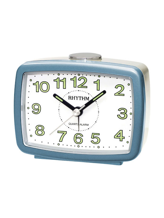 Rhythm Tabletop Clock with Alarm 222-04