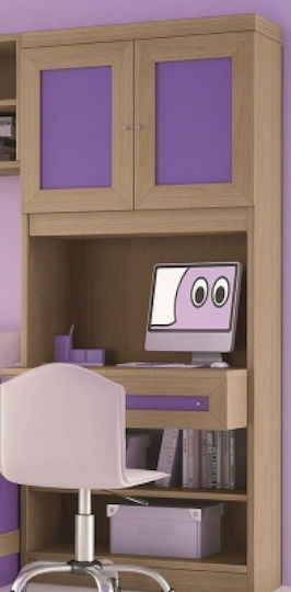 Chios 2 Braune Kinder Schreibtisch 190x80cm