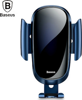 Baseus Mobile Phone Holder Car Glass Surface Gravity with Adjustable Hooks Blue