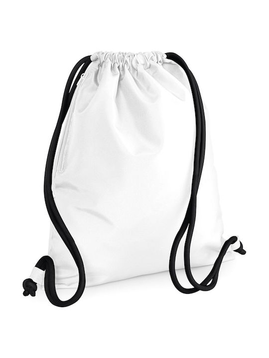 Bagbase Icon Gymsac BG110 Men's Swimming pool Backpack White