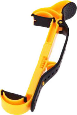 Autoline Βază de Telefon Auto Wheel Holder Yellow cu cârlige reglabile Galbenă 9990000007387