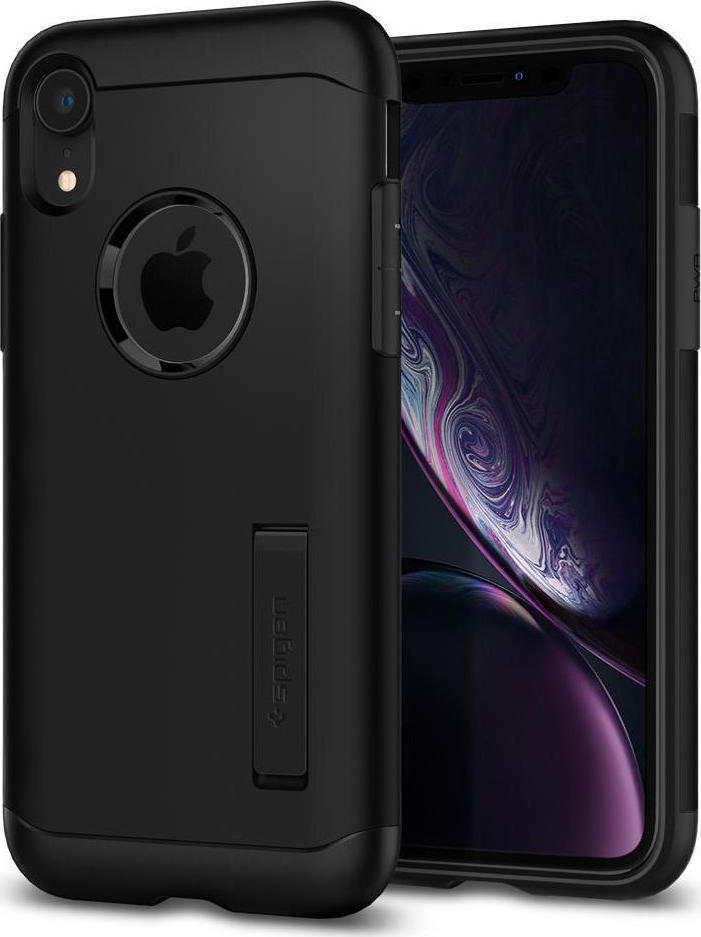 Spigen Case Slim Armor Μαύρο (iPhone XR) Skroutz.gr