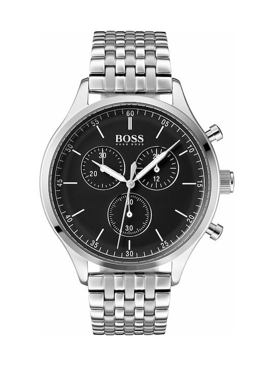 Hugo Boss Companion Uhr Chronograph Batterie mit Silber