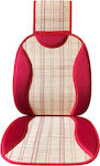 Mat Single Seat Cover 1pcs Comfort Red