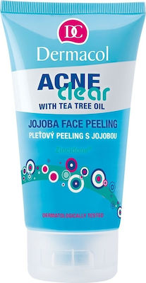 Dermacol Acneclear Jojoba Peeling für das Gesicht für fettige Haut 150ml