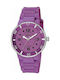 WATX & CO Watch with Purple Rubber Strap RWA1604