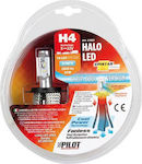 Lampa Λάμπα Αυτοκινήτου & Μοτοσυκλέτας Halo Led Strip-Cool H4 LED 5700K Ψυχρό Λευκό 9-32V 20W 1τμχ