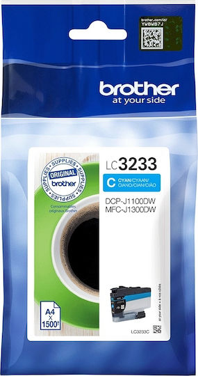 Brother LC-3233 Original InkJet Printer Ink Cyan (LC-3233C)