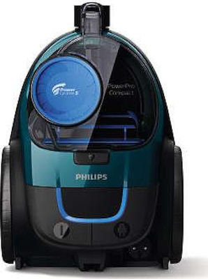 Philips PowerPro Compact Staubsauger 900W Beutellos 1.5Es Schwarz