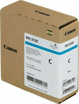 Canon PFI-310 InkJet Printer Ink Cyan (2360C001)