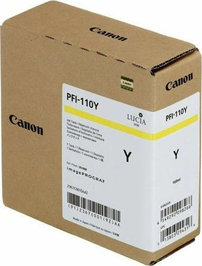 Canon PFI-110 Original InkJet Printer Ink Yellow (2367C001)