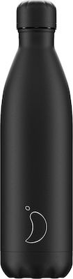 Chilly's Monochrome Bottle Thermos Stainless Steel BPA Free Black