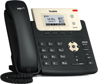Yealink SIP-T21(P) E2 Verkabelt IP-Telefon mit 2 Linien in Schwarz