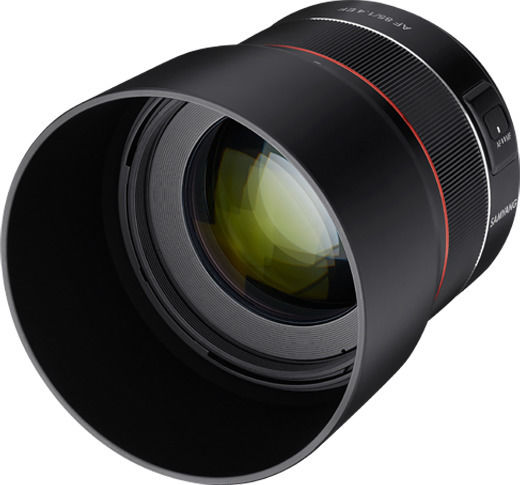 Samyang Cadru complet Obiectiv Foto AF 85mm f/1.4 EF Teleobiectiv pentru Montura Canon EF Black
