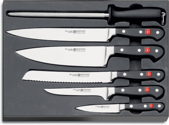 Wusthof Klassisches Messer-Set aus Rostfreiem Stahl 6 Stück