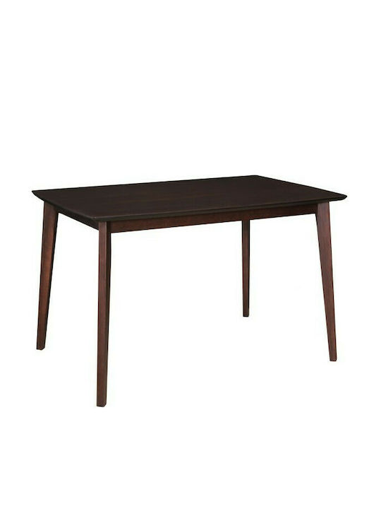 Max S Table Kitchen Wooden Walnut 120x80x75cm